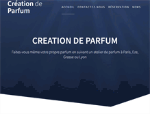 Tablet Screenshot of creationdeparfum.com